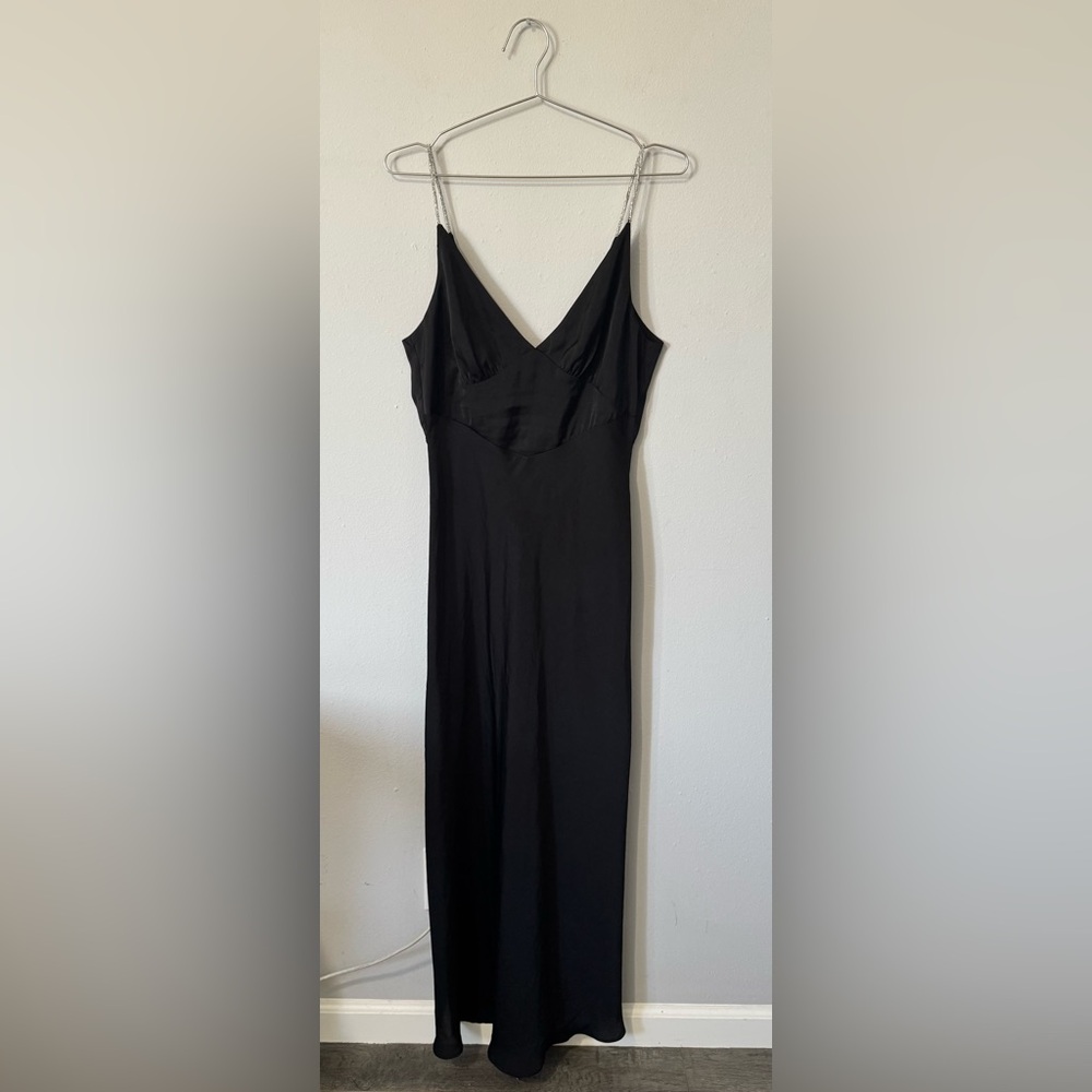 Black silky Gown
